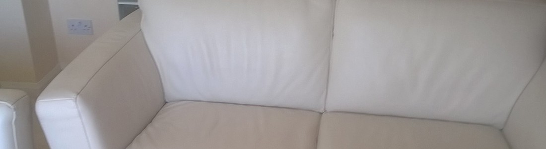 Leather suite cleaning